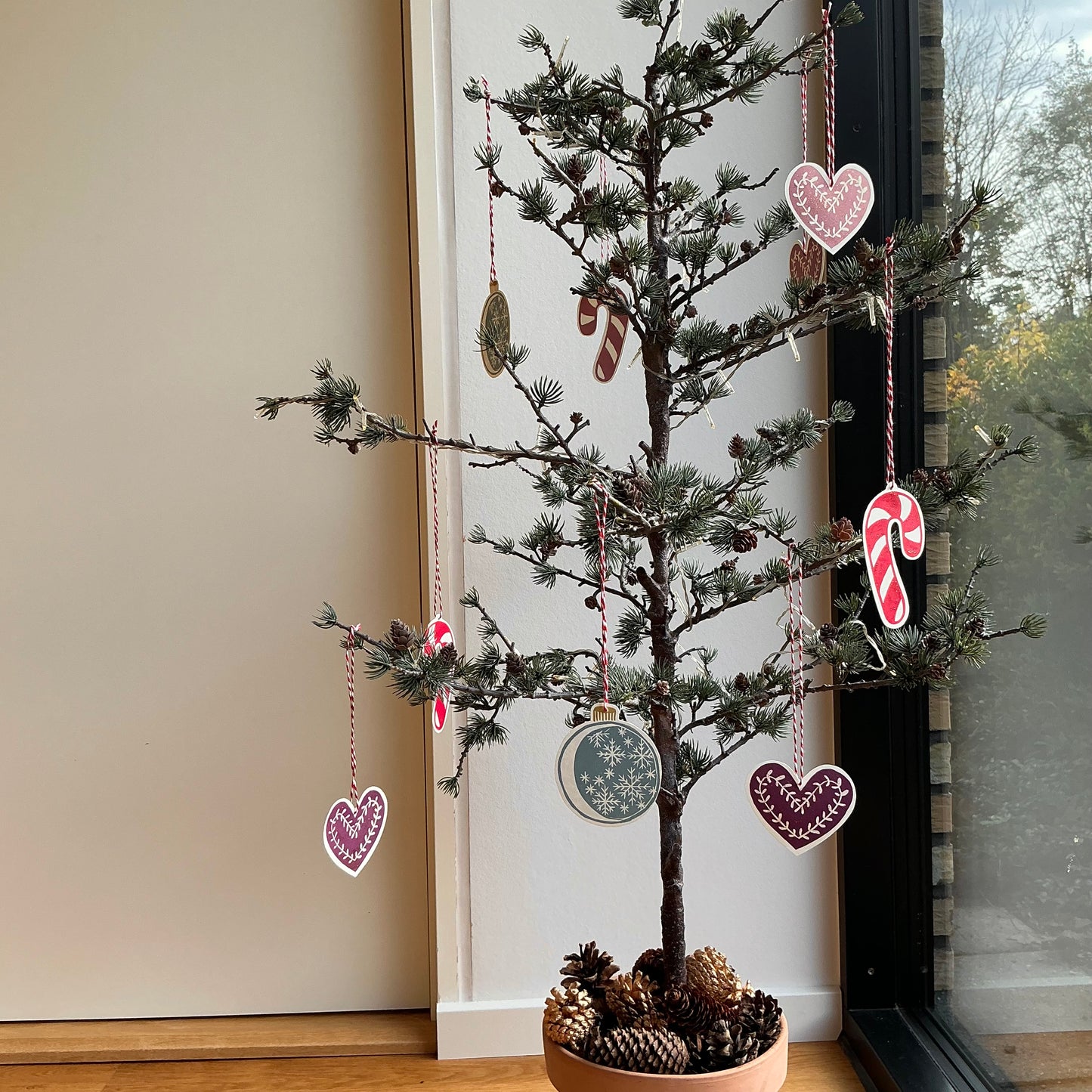 JULEHJERTE (rosa) - Julepynt