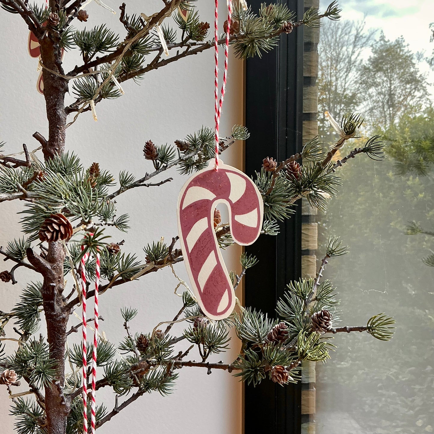 JULESTOK (rosa) - Julepynt