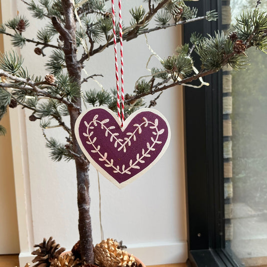 JULEHJERTE (lilla) - Julepynt