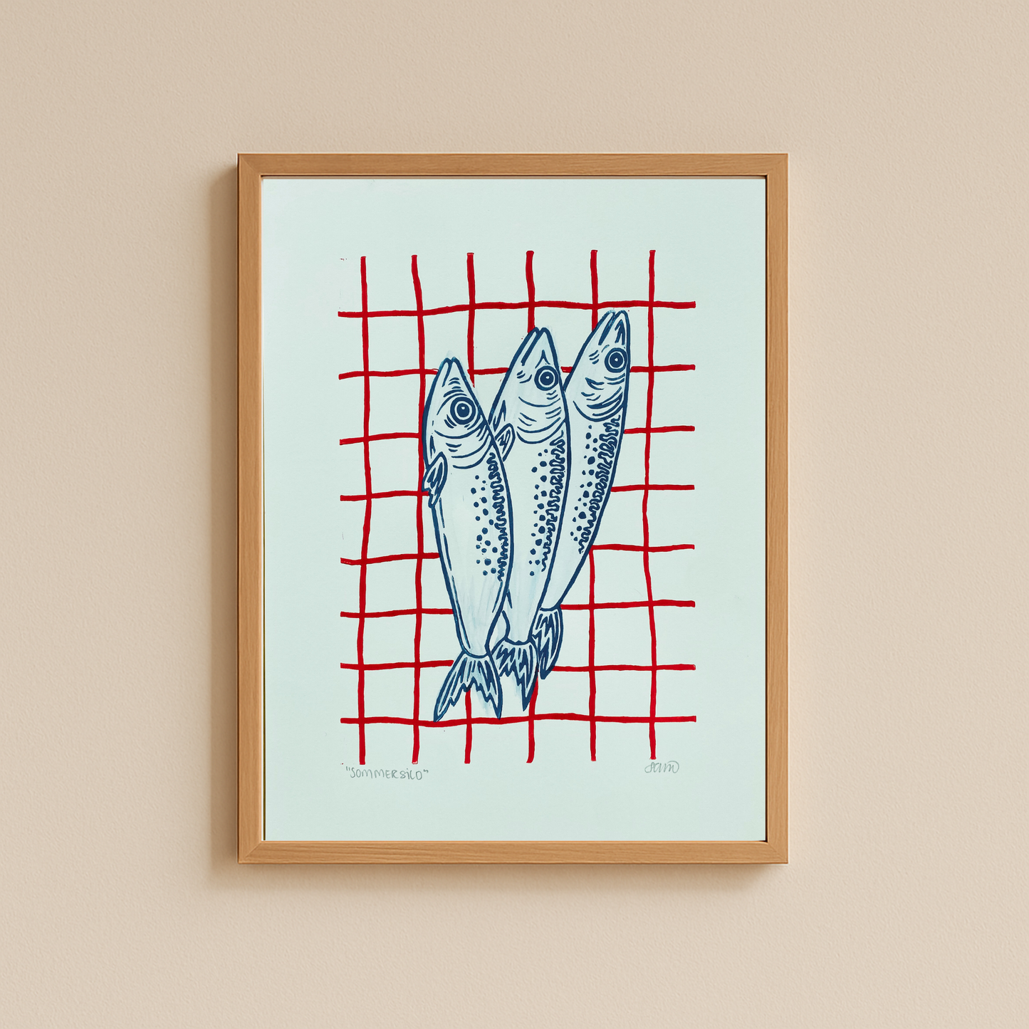 SOMMERSILD - Linoleumstryk