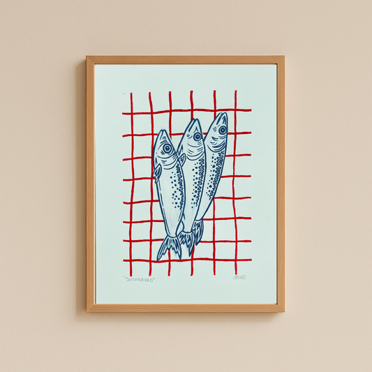 SOMMERSILD - Linoleumstryk