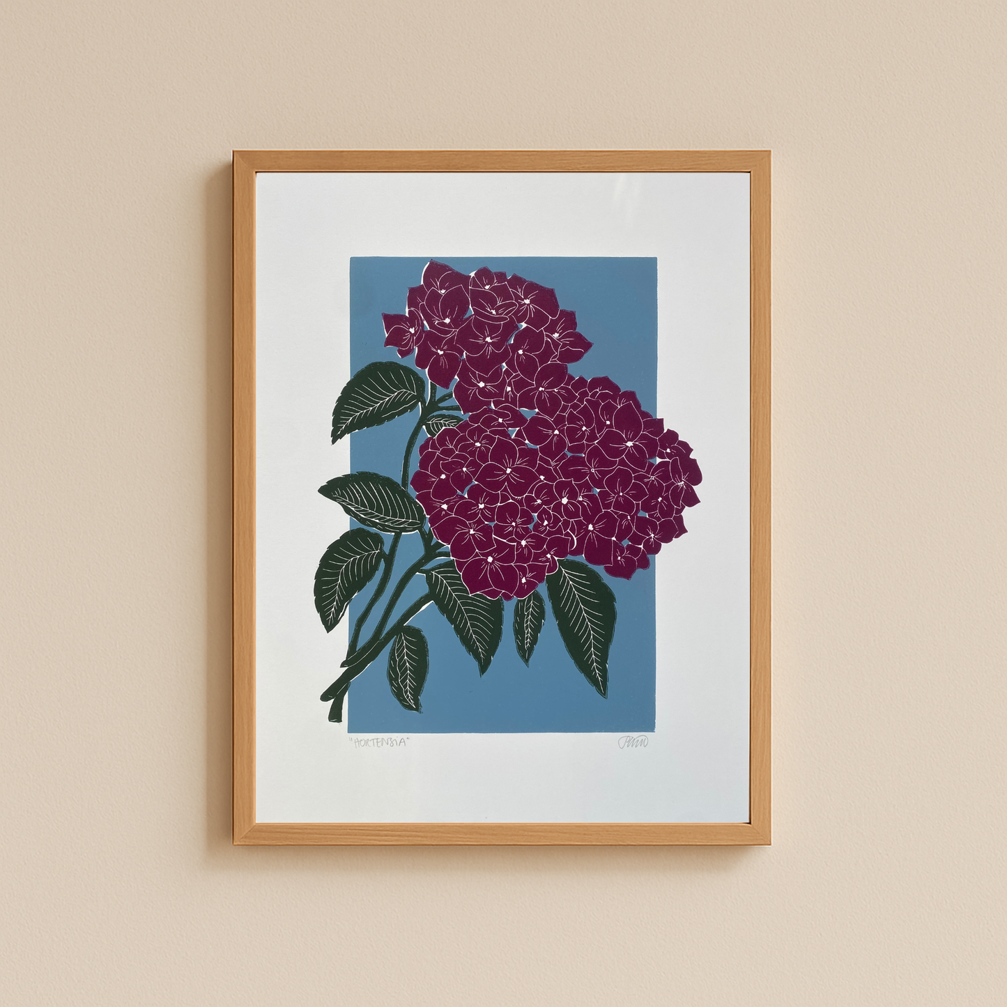 HORTENSIA - Linoleumstryk