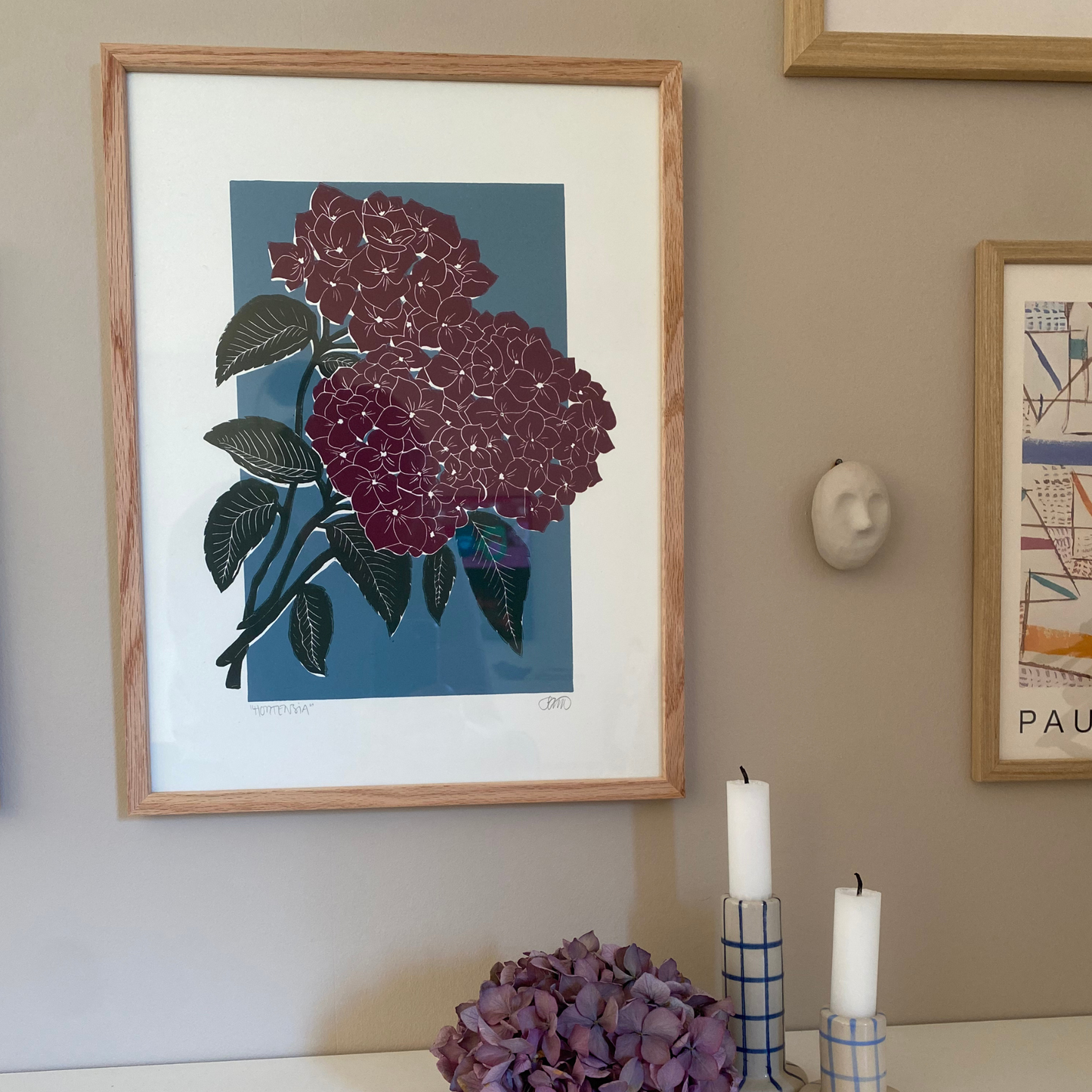 HORTENSIA - Linoleumstryk