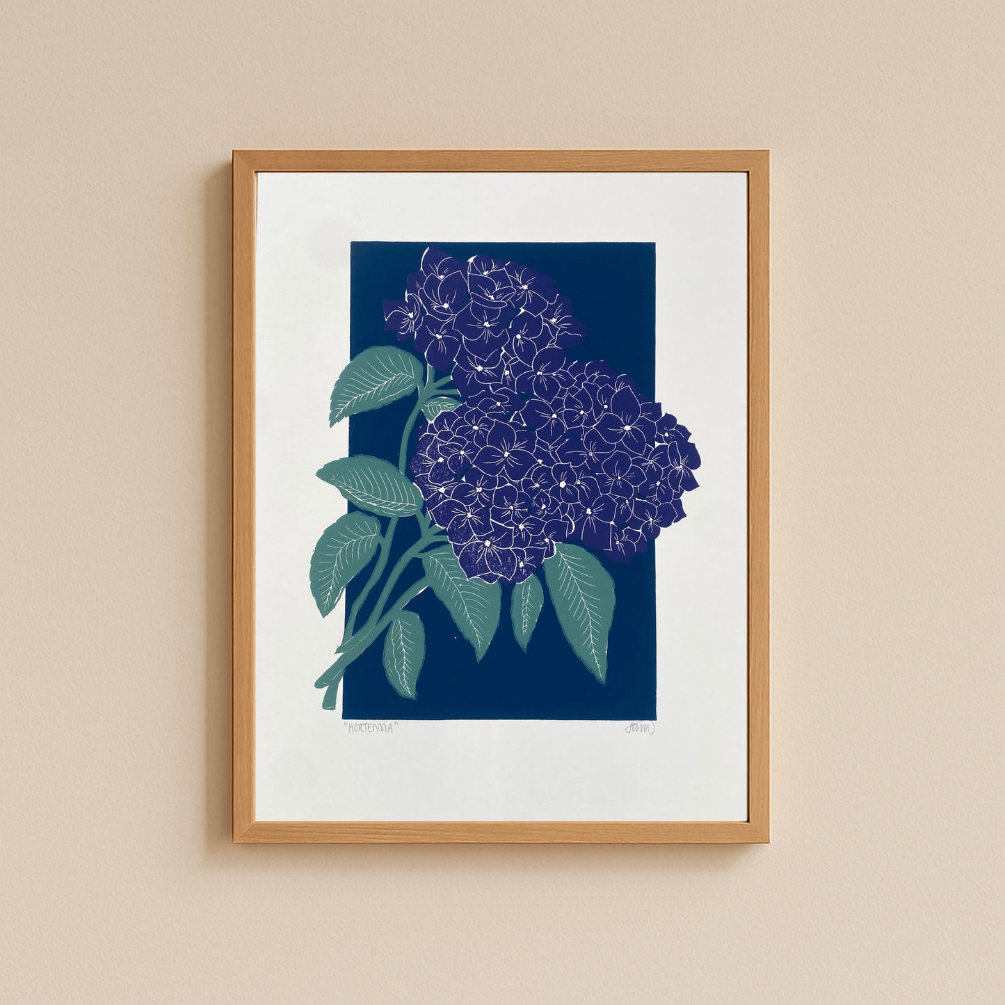 HORTENSIA - Linoleumstryk